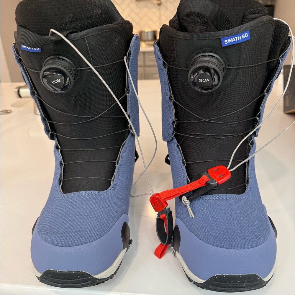 Burton swath Men's Black and Blue step on Snowboard Boots